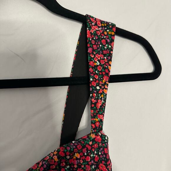 NWT Anthropologie Hutch Floral Sweetheart Midi Dress Burgundy Size XSP - Picture 8 of 9